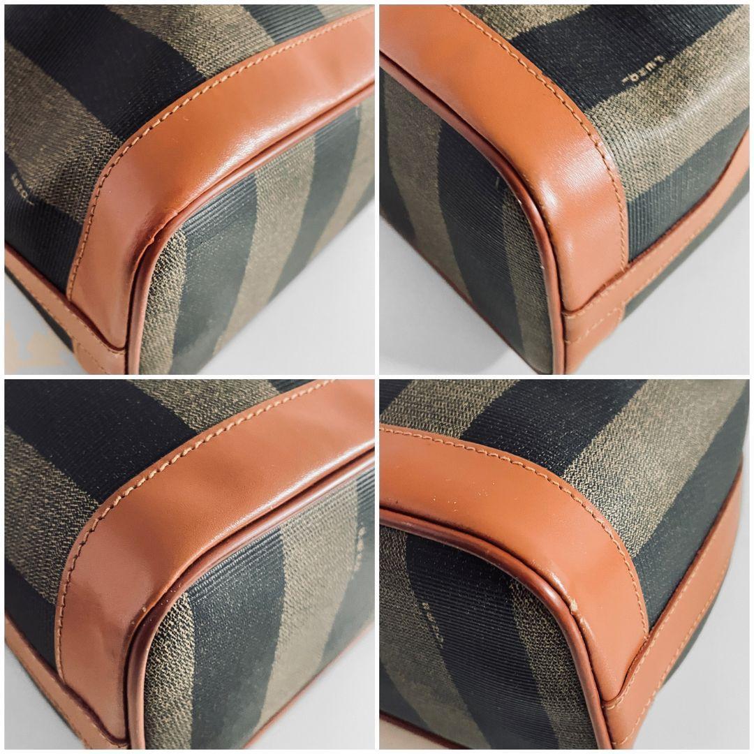 FENDI フェンディ ペカン ポーチ付き ショルダーバッグ 巾着 ゴールド金具