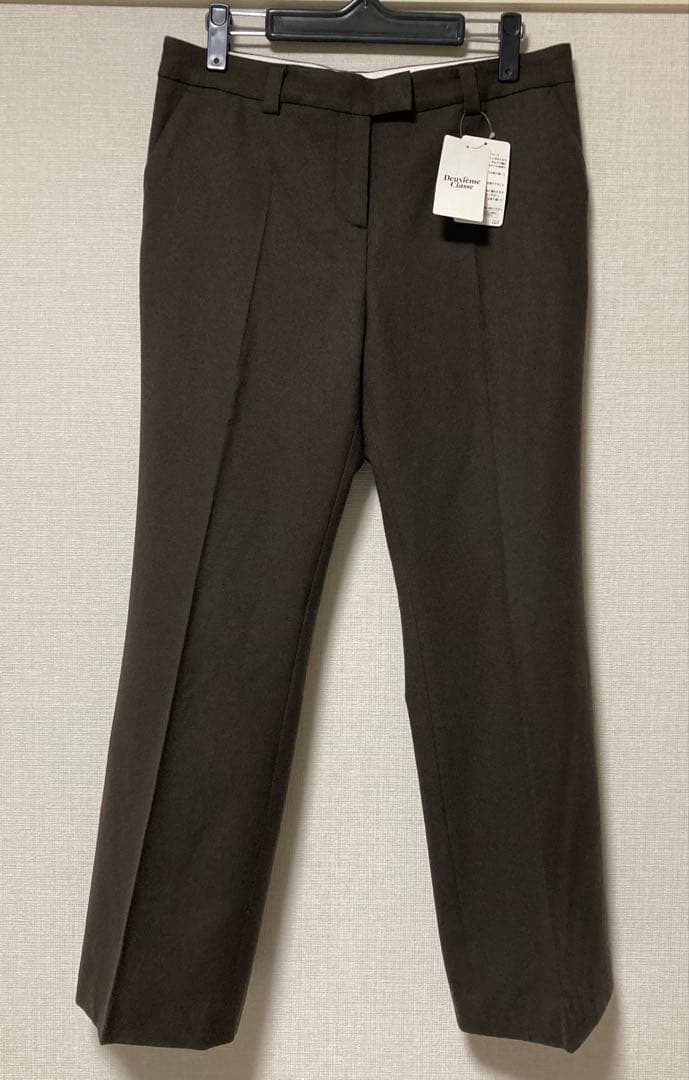 EVERYDAY I LIKE. 新品！スリムフレアパンツ 38 ブラウン