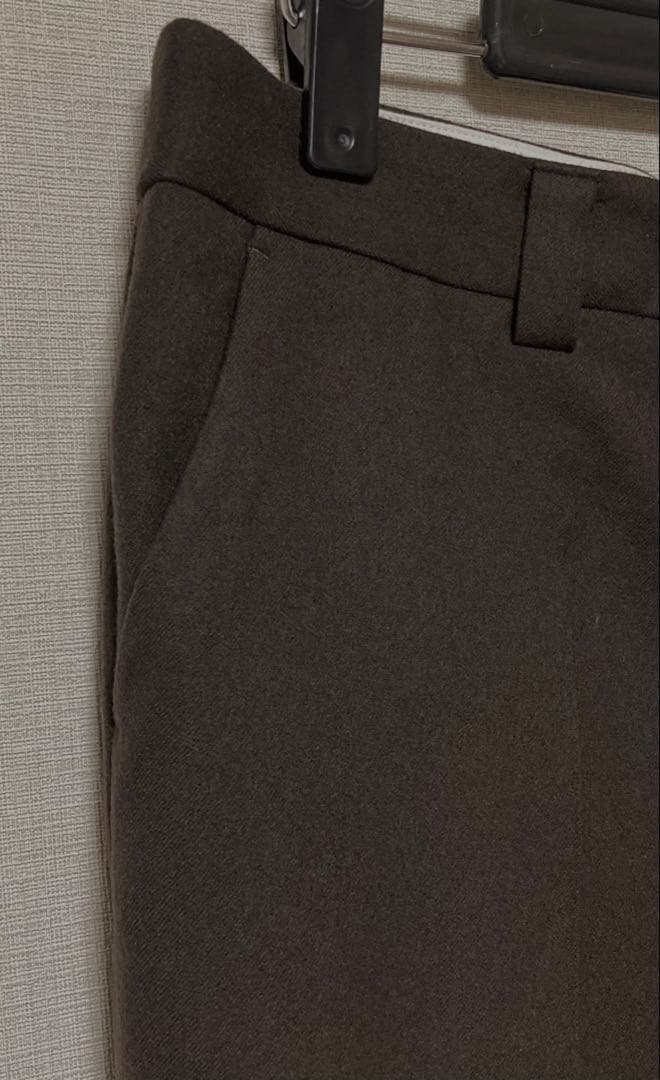 EVERYDAY I LIKE. 新品！スリムフレアパンツ 38 ブラウン