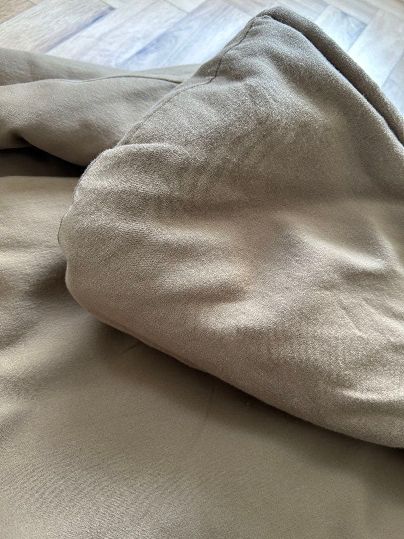 美品　17aw COMOLI ウール中綿ダッフルコート　キャメル　サイズ3