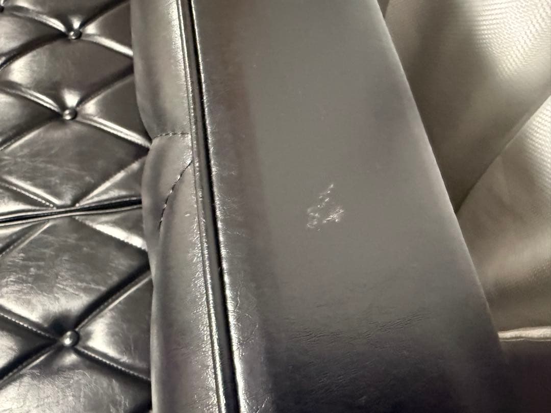 送料高額のためこの値段よろしく カリモク60 3シーター ロビーチェア ブラック