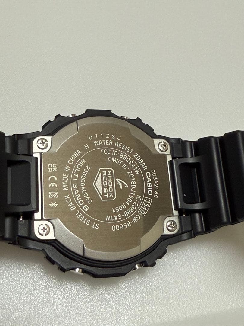 カシオ　G-SHOCK GW-B5600 電波ソーラー　Bluetooth 美品