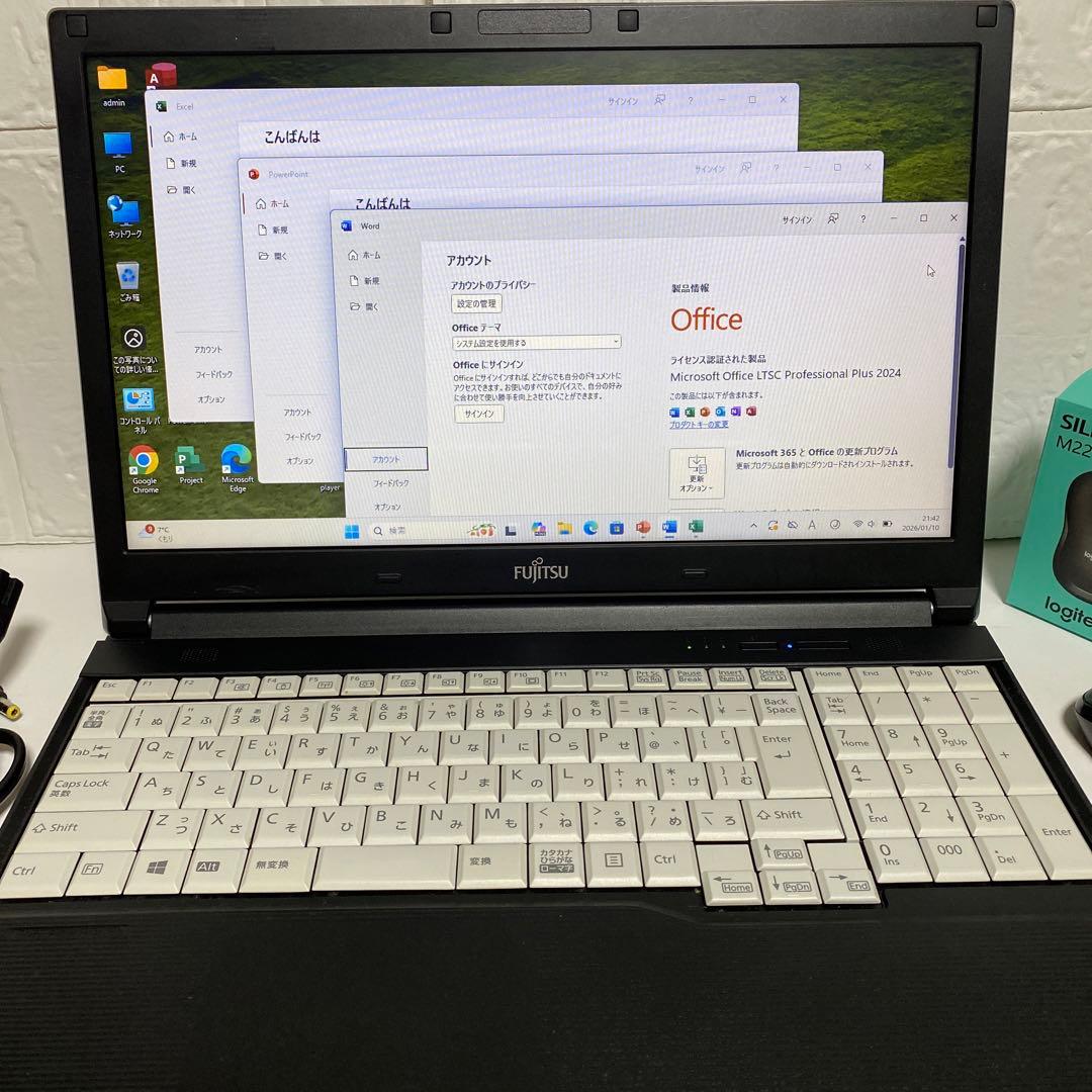Windows11 オフィス付き　Core i5 SSD メモリ8GB 富士通