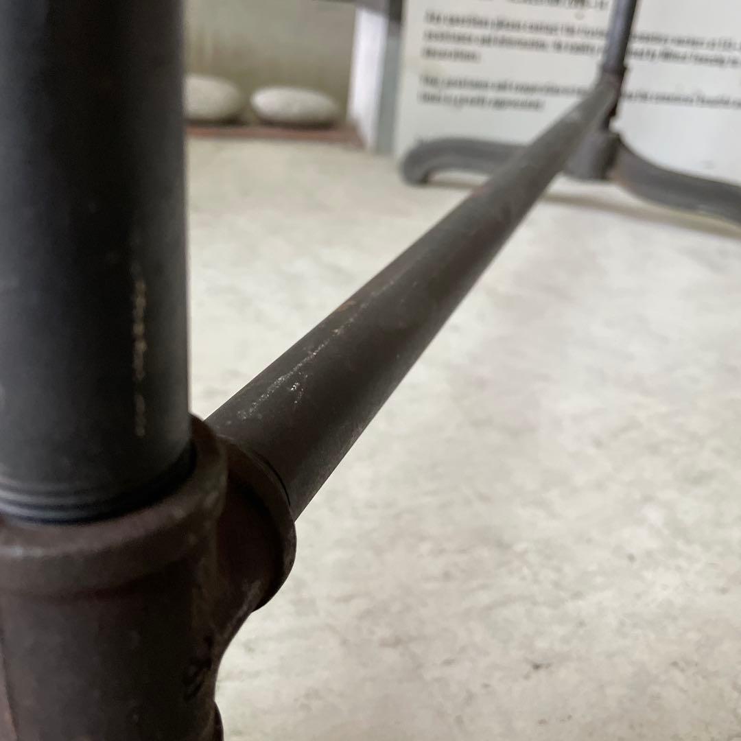 インダストリアル 鉄製 アイアン 配管パイプ ハンガーラック 無骨 シャビー