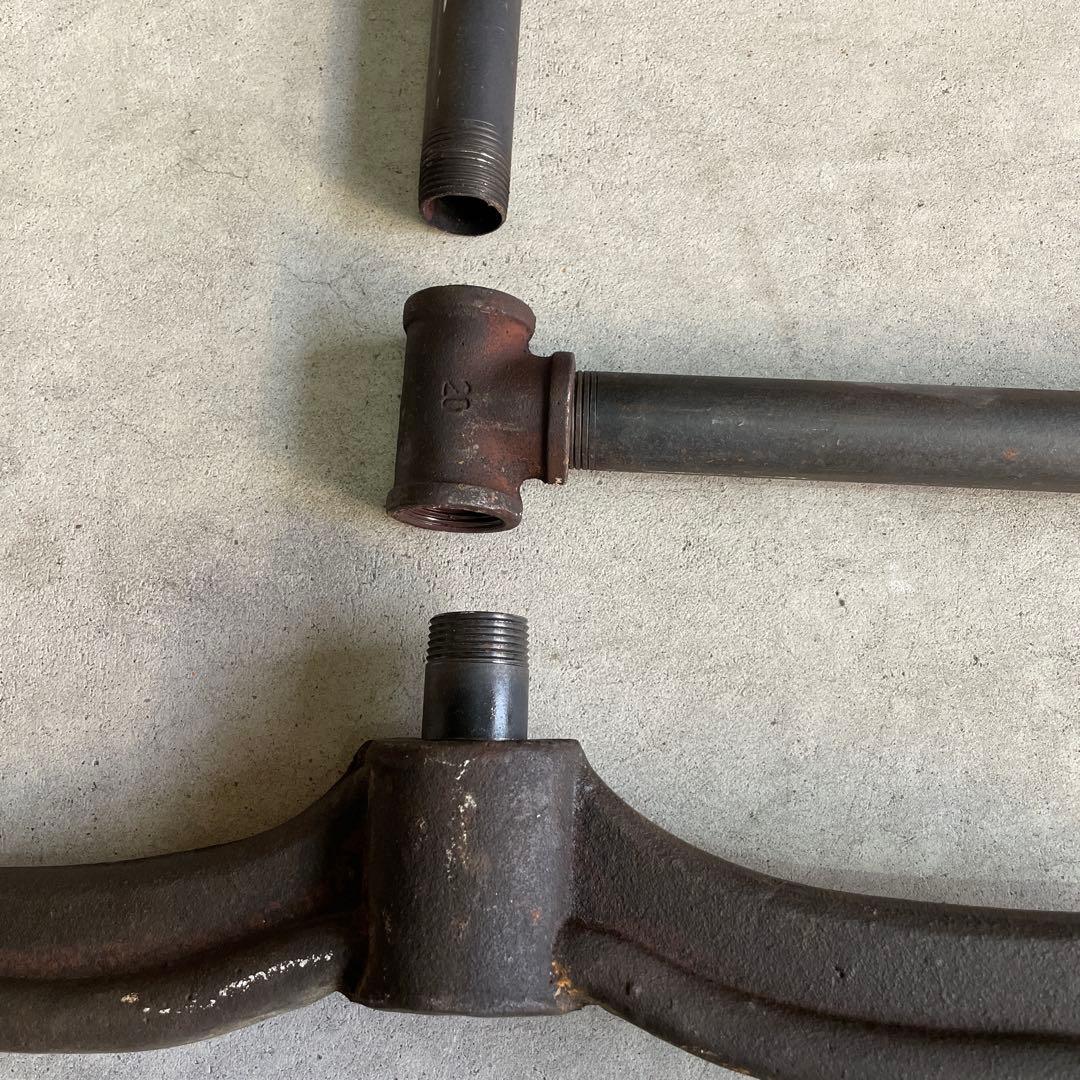 インダストリアル 鉄製 アイアン 配管パイプ ハンガーラック 無骨 シャビー