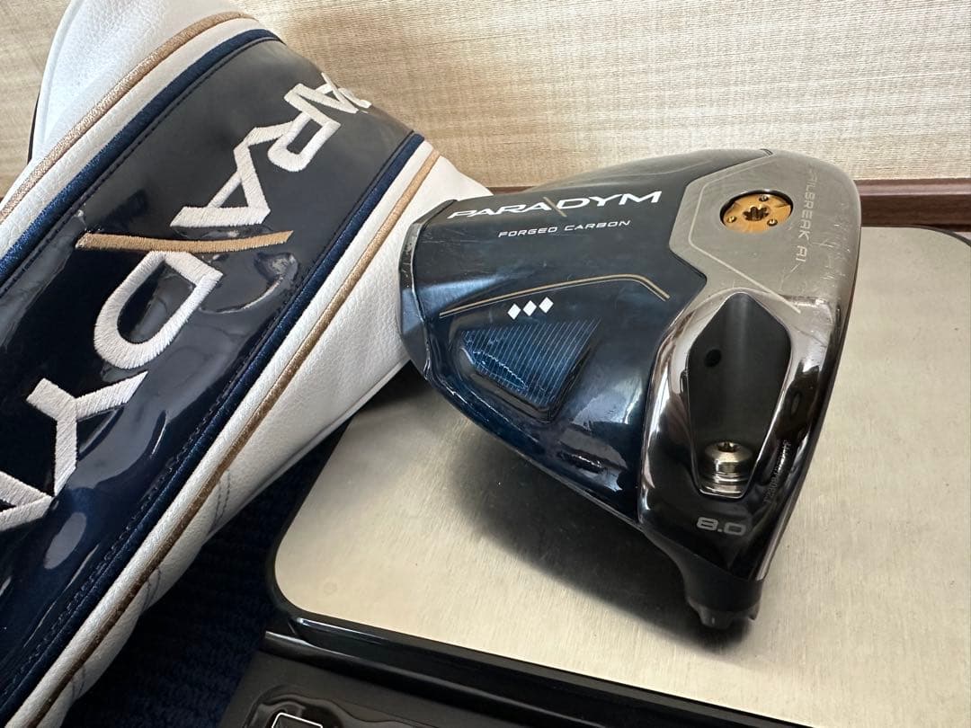 レア 名器 パラダイム トリプルダイヤモンド 8度 ドライバーヘッド