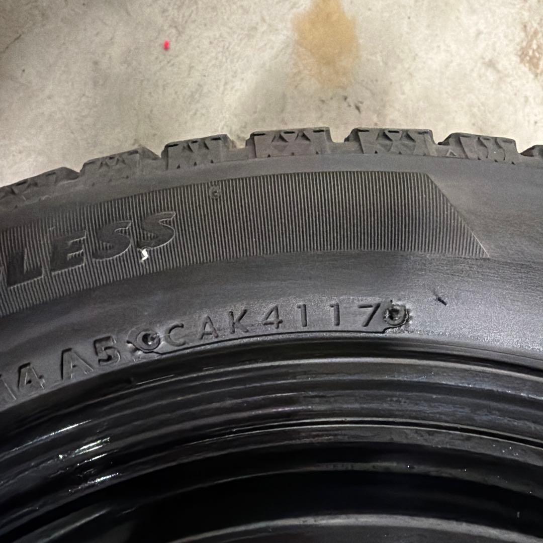 ブラック8スポークホイールセット 165/55R15