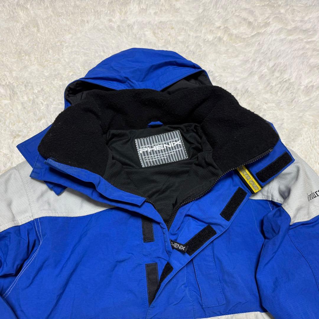 PHENIX スキーウェア上下セット M/L 青灰【E-70】