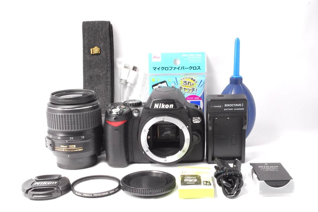 美品✨カメラデビューに✨Nikon D40X✨デジタル一眼レフカメラ✨