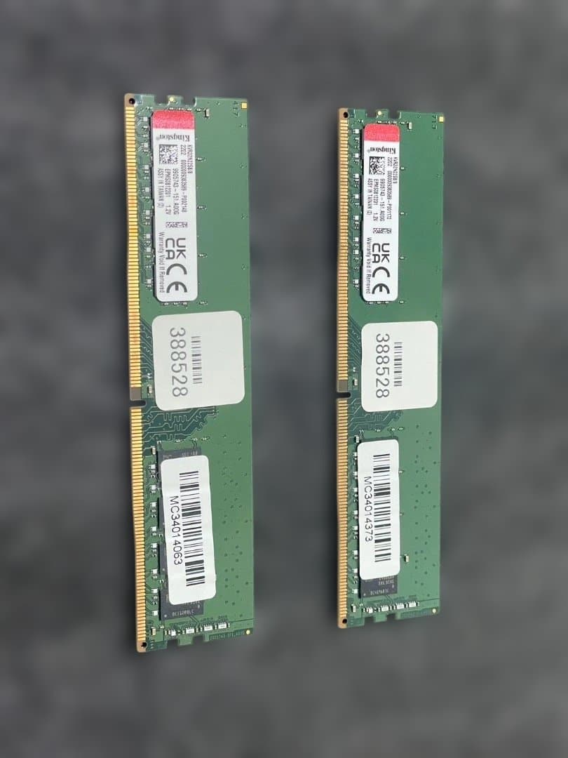 DDR4-3200 (PC4-25600) 8GB　2枚セット