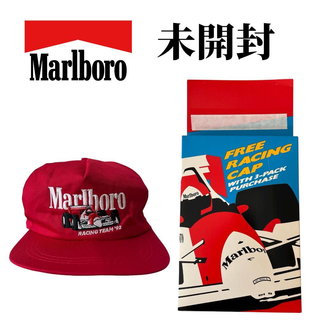 【ひ】Marlboro　マルボロ　タバコ　レーシング　キャップ