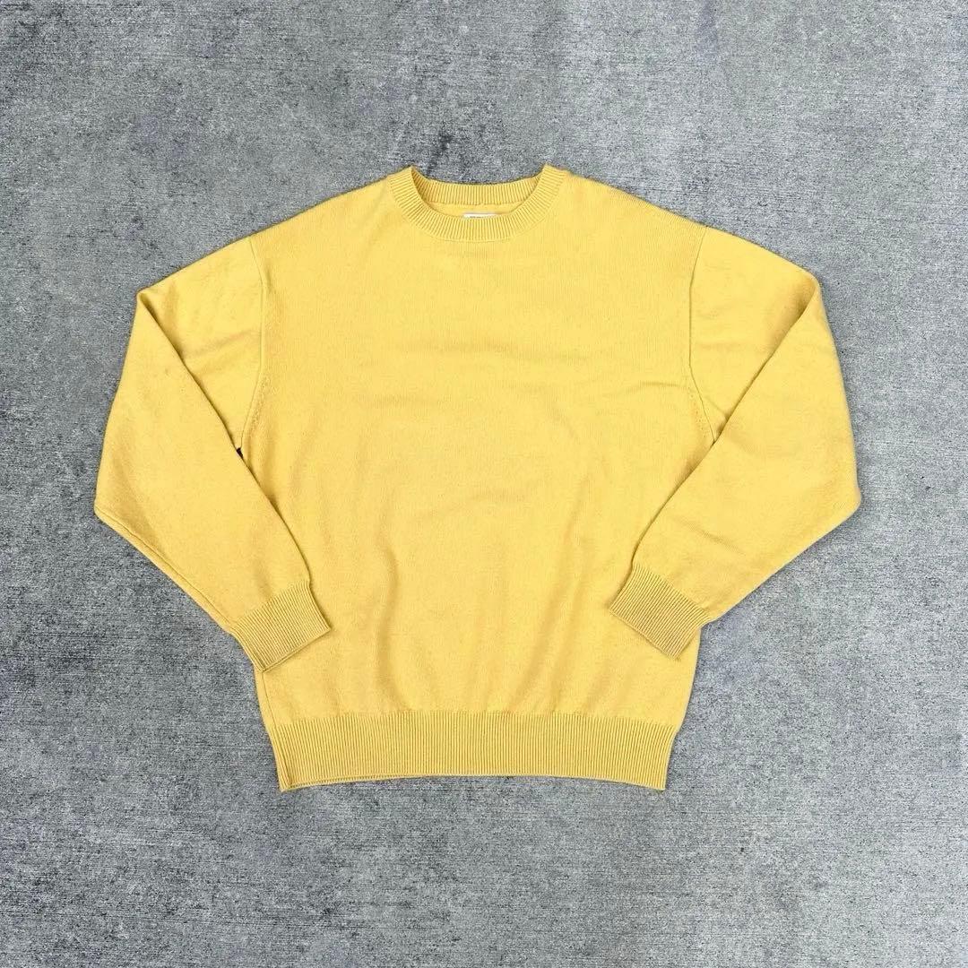 Yonetomi リジッドカシミヤ ニット YELLOW 3