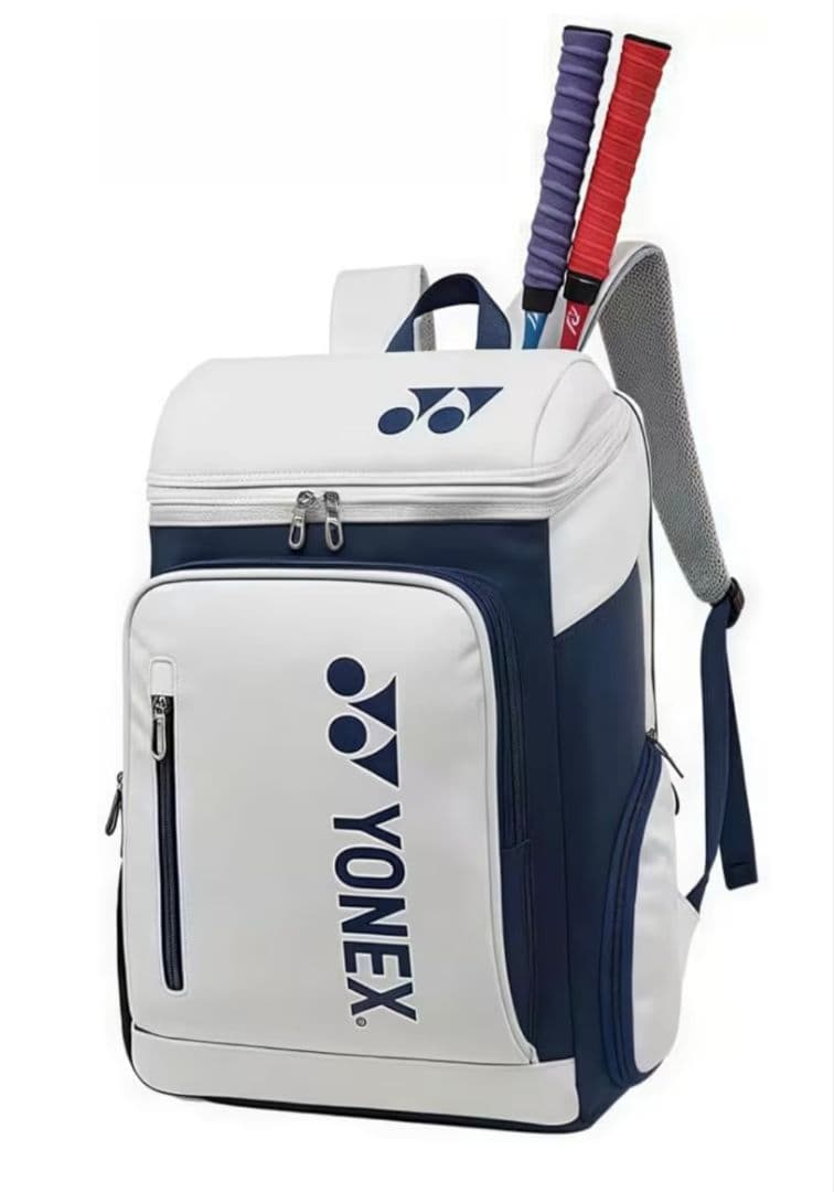 YONEX バドミントンバックパック ホワイト/ネイビー