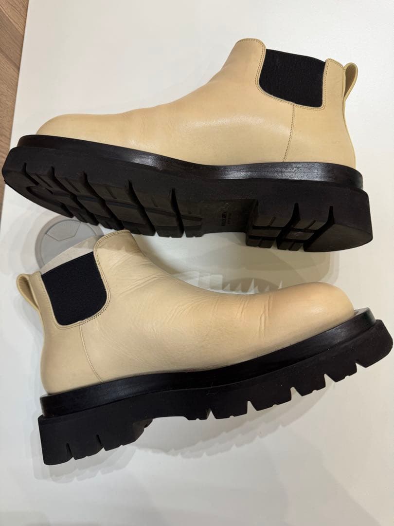 BOTTEGA VENETAサイドゴアブーツ ボッテガ ホワイト38(24cm)