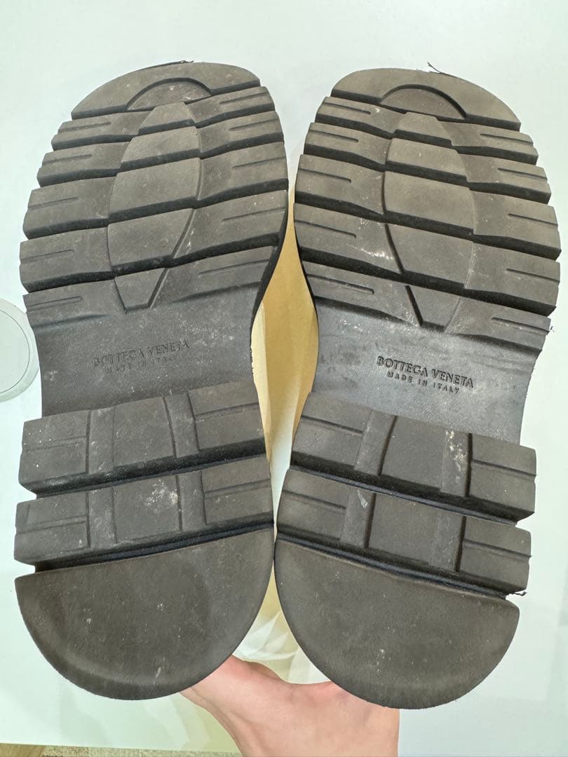 BOTTEGA VENETAサイドゴアブーツ ボッテガ ホワイト38(24cm)