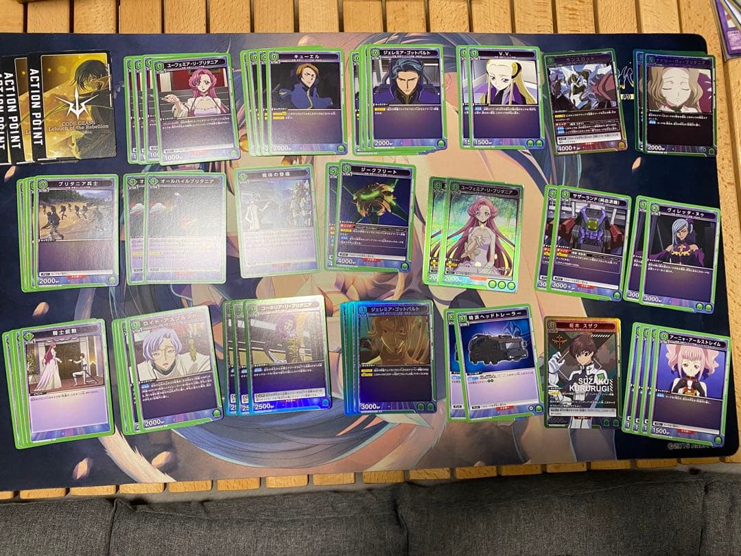 ユニオンアリーナ　コードギアス　ランスロットデッキ+調整パーツ