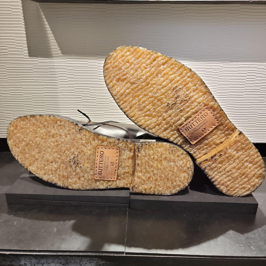 新品未使用　ブッテロブーツ　ブラウン　42