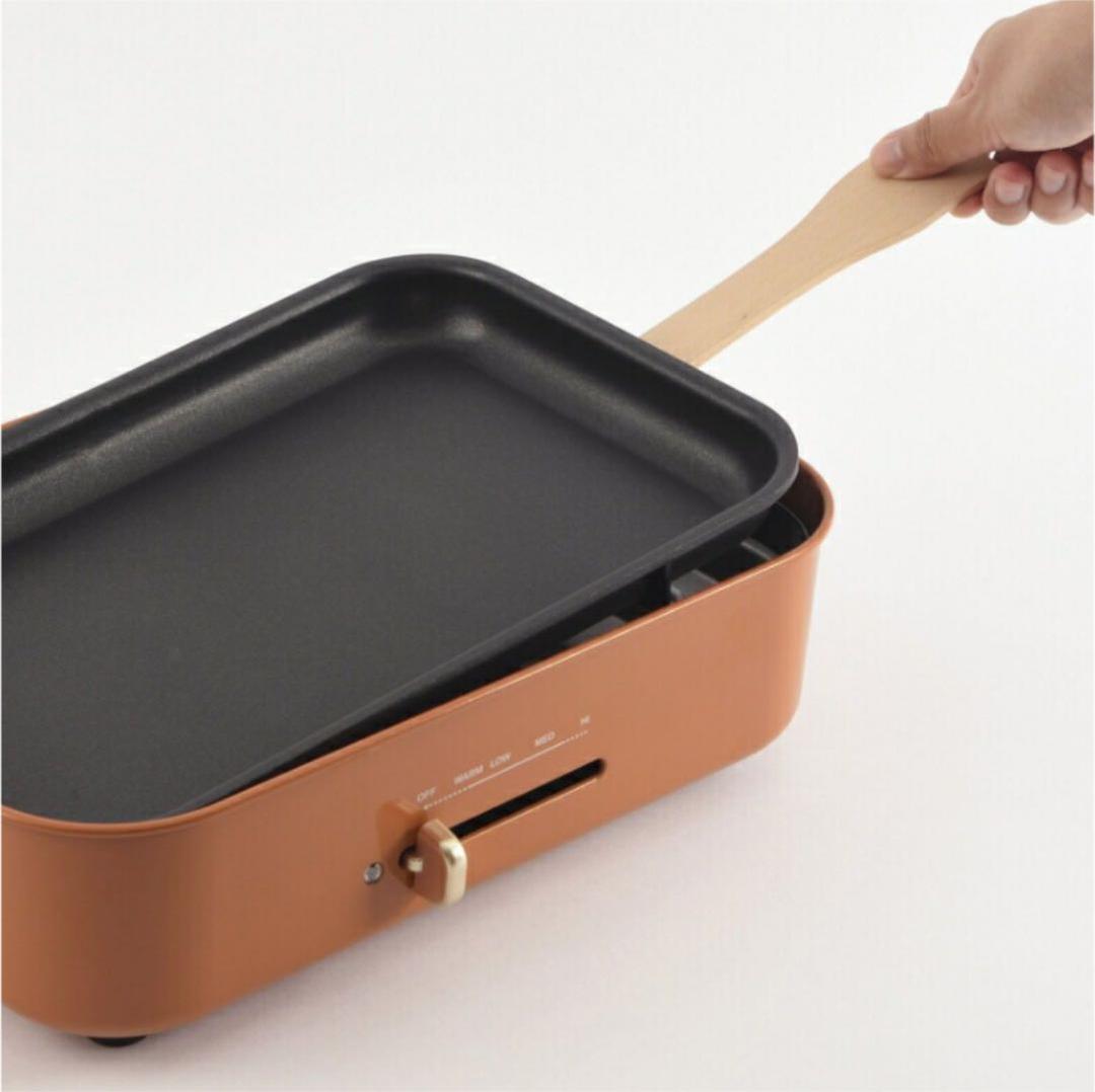 BRUNOホットプレート　テラコッタオレンジ