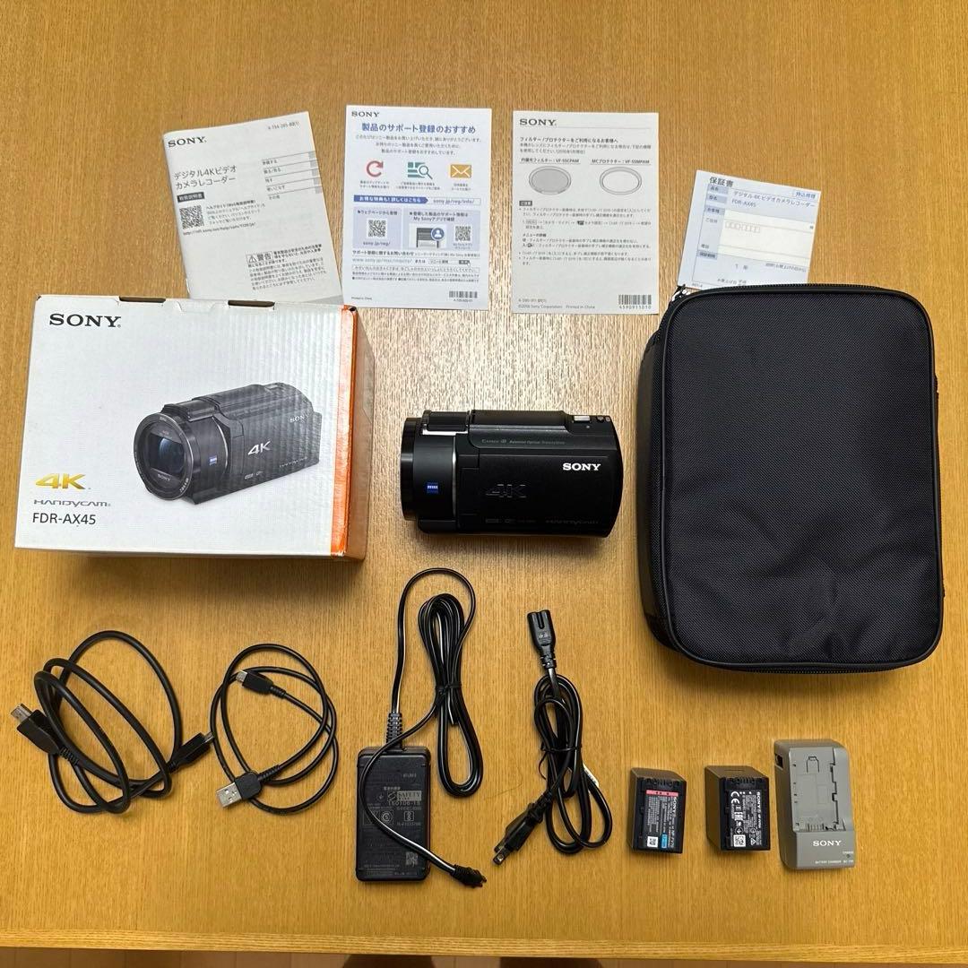 SONY HANDYCAM FDR-AX45 ブラック