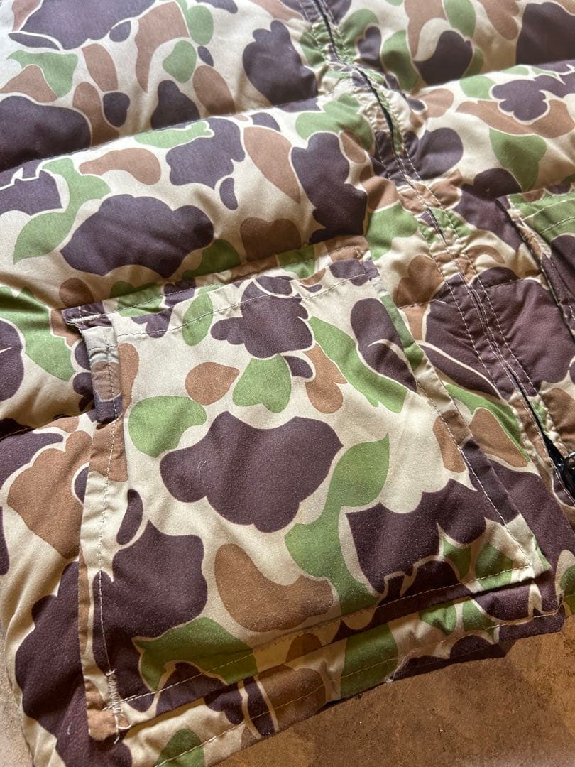 ジャケット・アウター 1980s Hansa Branta camouflage down vest