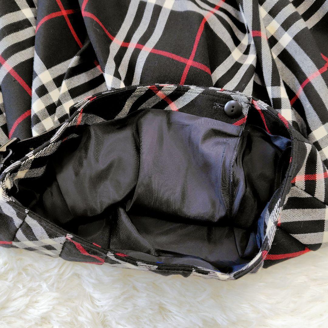 【美品】BURBERRY BLUE LABEL チェック柄プリーツスカート
