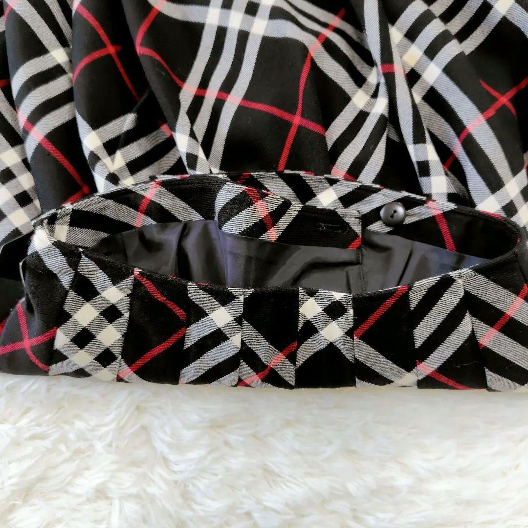 【美品】BURBERRY BLUE LABEL チェック柄プリーツスカート