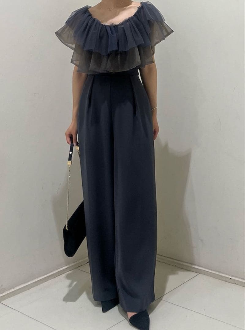 12/11 限定価格✨LAGUNAMOON【新品】チュールカラーベアパンツドレス