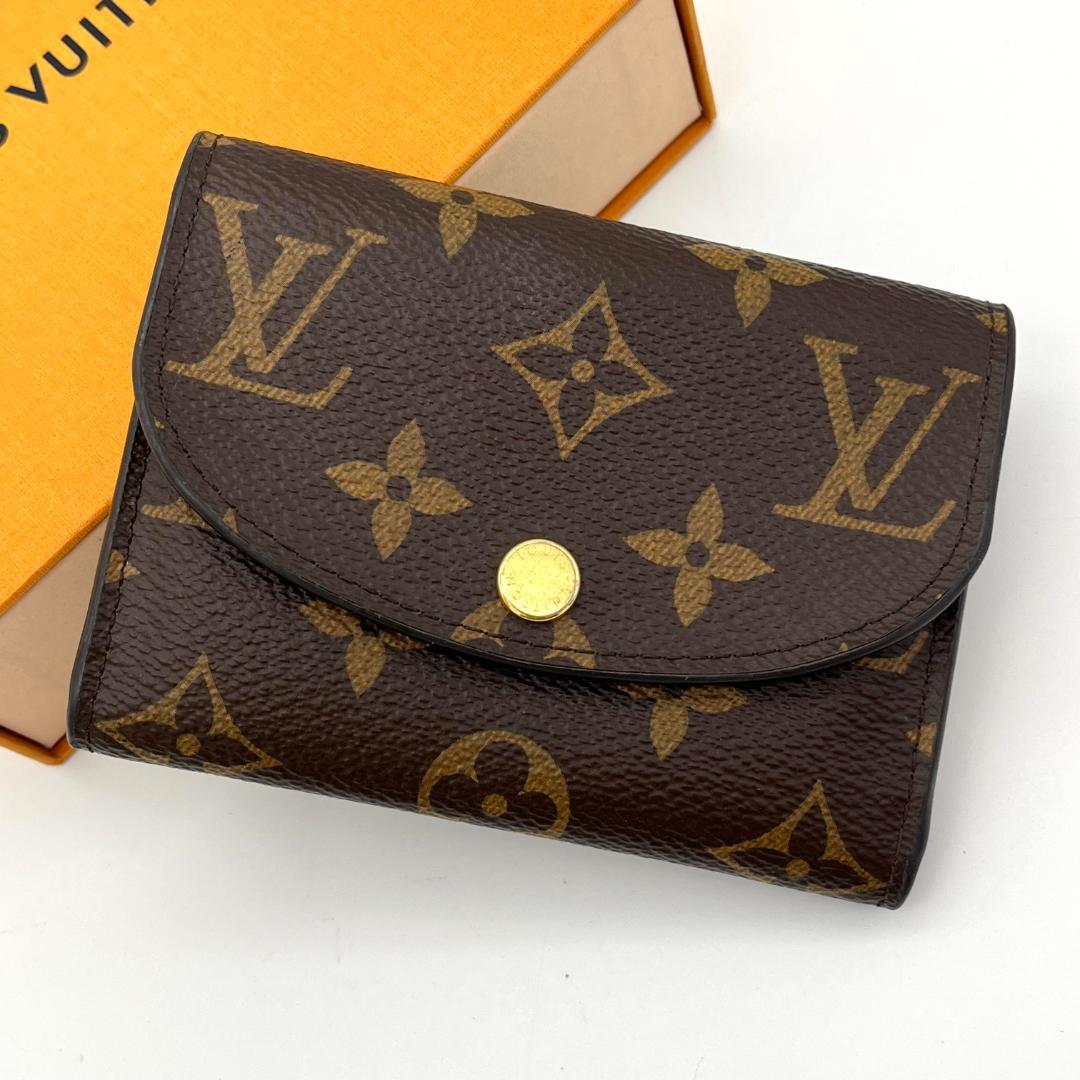 ルイヴィトン　ポルトモネ　ロザリ　モノグラム　ローズバレリーヌ　ケース