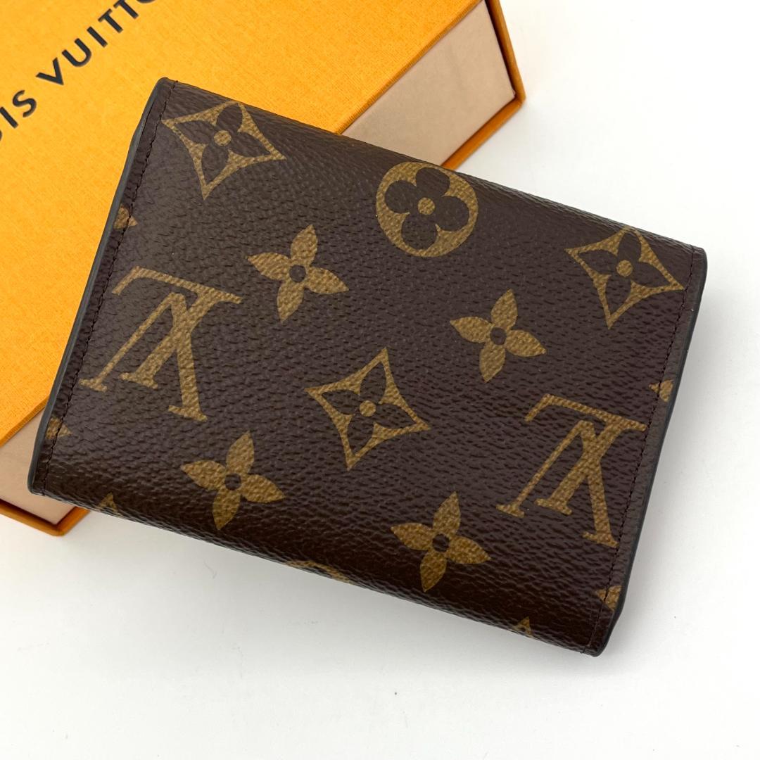 ルイヴィトン　ポルトモネ　ロザリ　モノグラム　ローズバレリーヌ　ケース