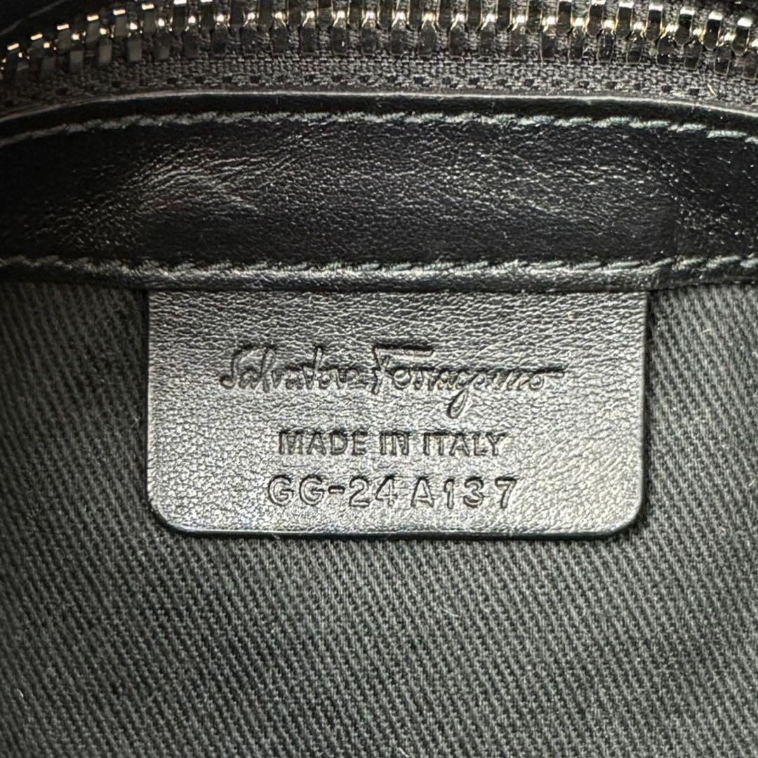 希少♡デカロゴ♡デニム仕様♡フェラガモ ガンチーニ 2way ボストンバッグ