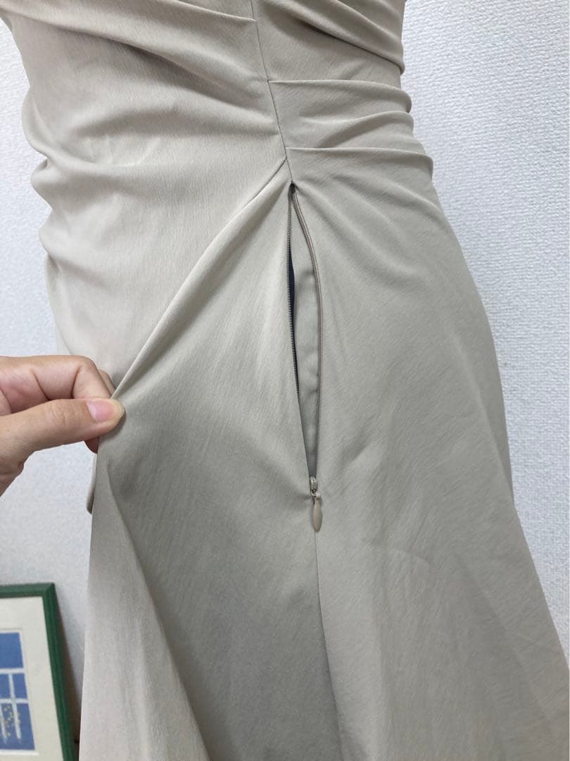 フォクシーニューヨーク　FOXEY カシュクールワンピース 38 ウォッシャブル