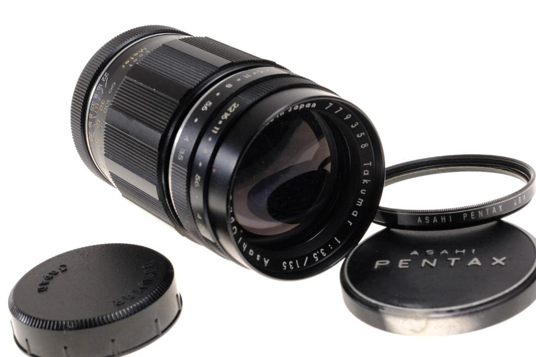 【世界稀少】無印Takumar 55mm F2.2【5群5枚】+135/3.5