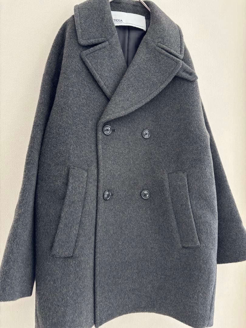 TICCA　ティッカ　ピーコート 　TBDA-232 　グレー　F
