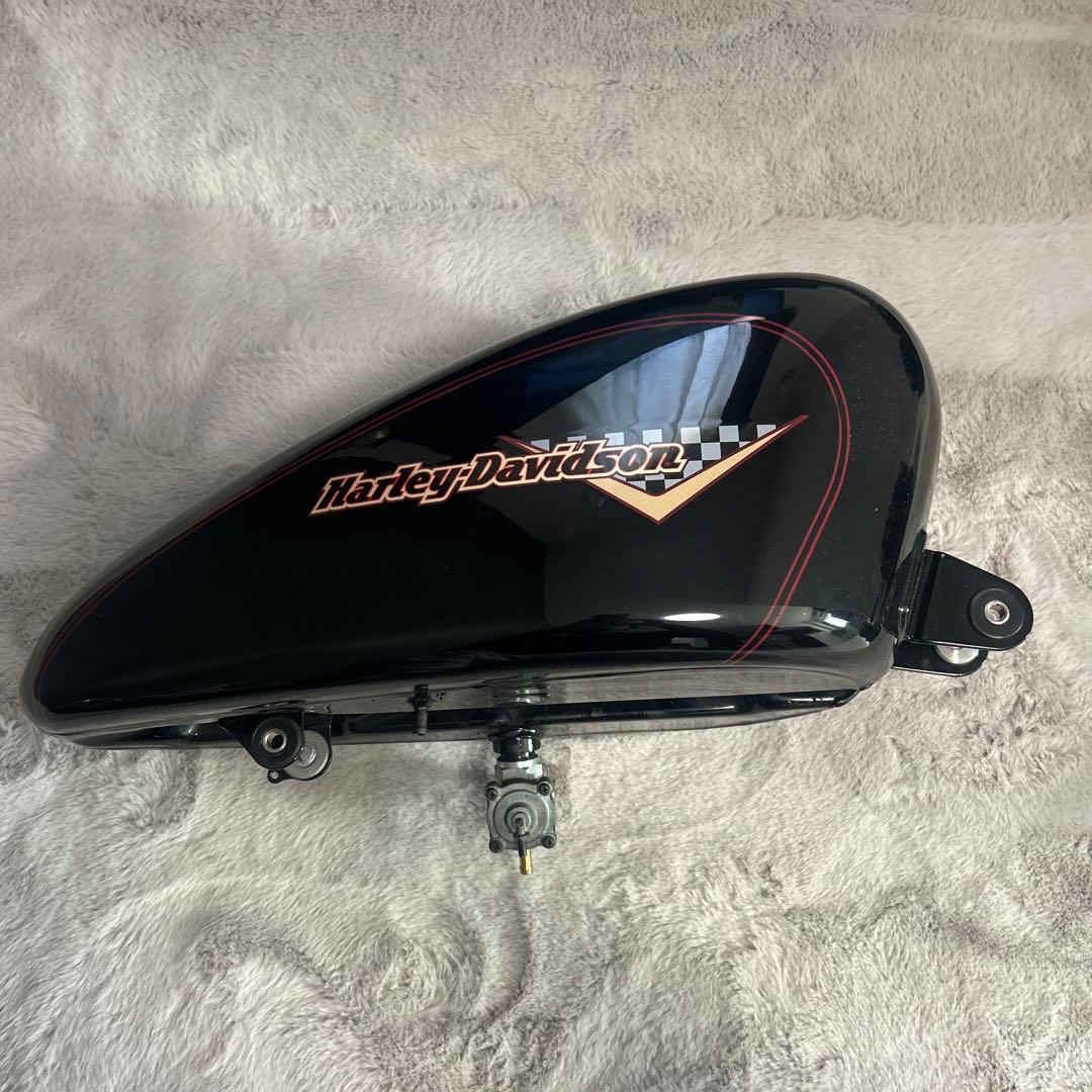 Harley-Davidson タンク 黒 チェック柄