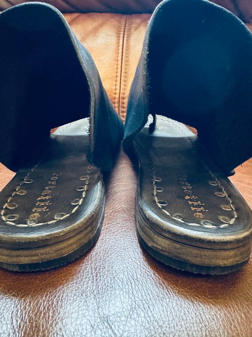 完全完売　ゴルディーニ✖︎ポルタユ　希少レザーサンダル　ヴィブラムソール　ユリウス