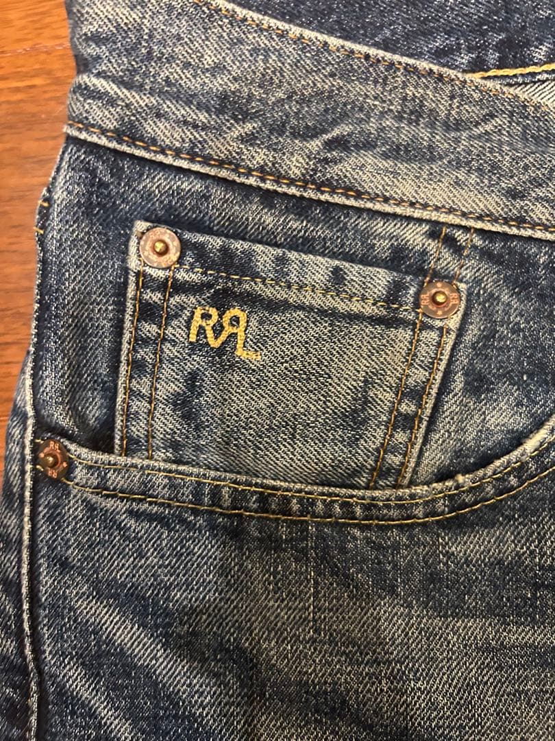 RRL ダブルアールエル デニム 31×30 14oz 米国製デニム　色落ち良好