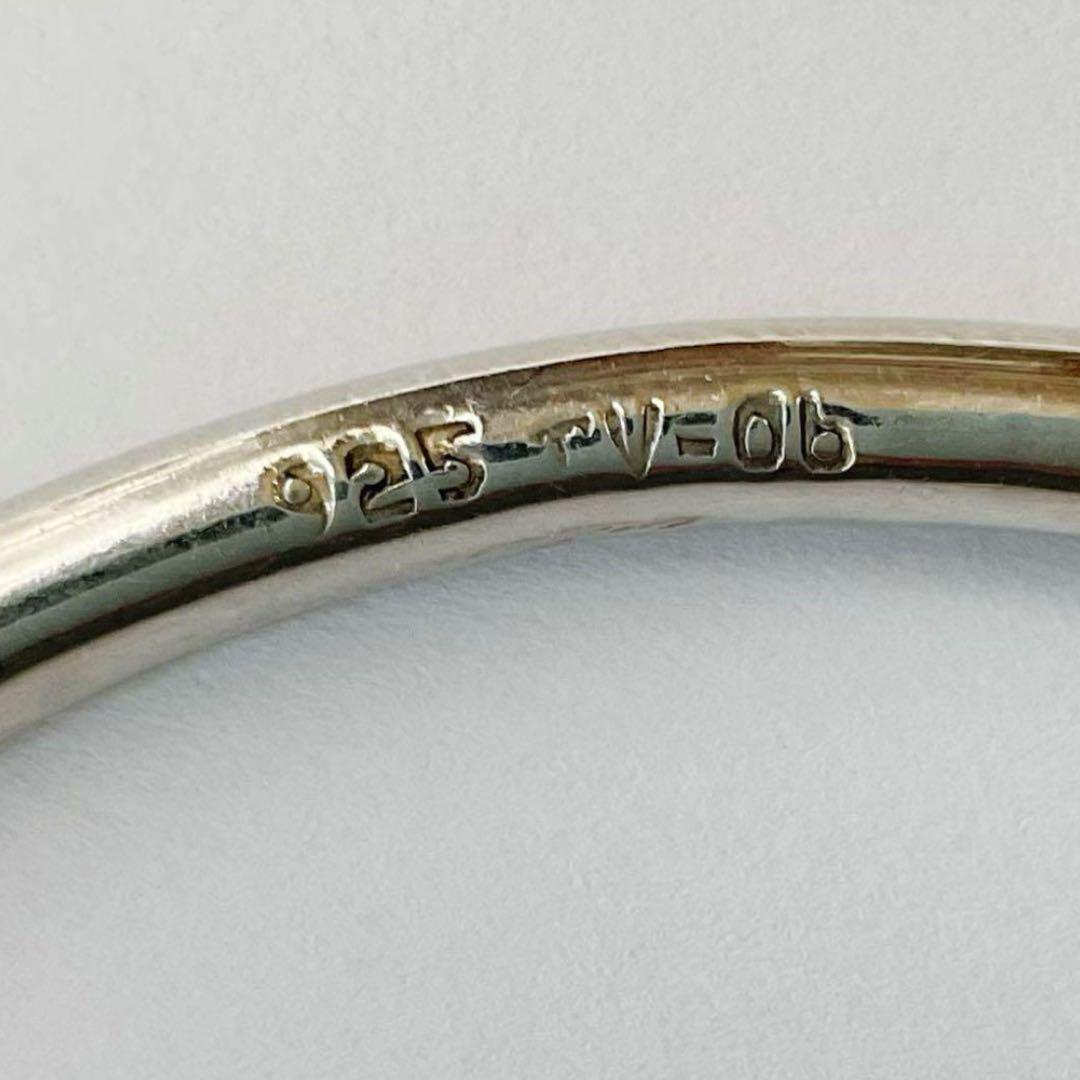 シンプルなシルバーバングル　925刻印あり　レディース・メンズ両用