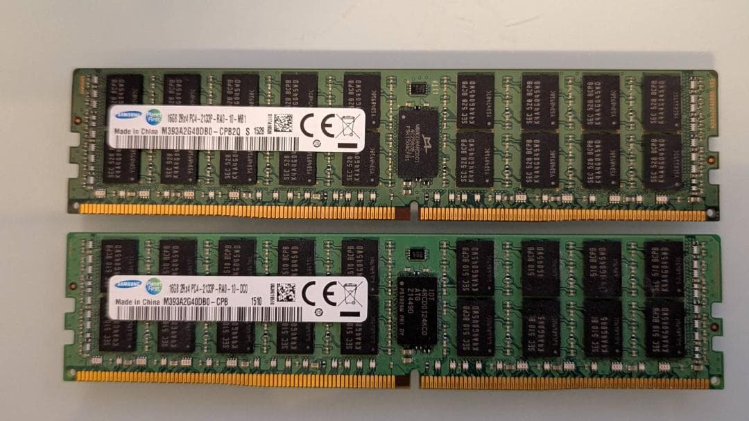 Samsung メモリー DDR4 16GB×2枚 計32GB(管理番号:18)