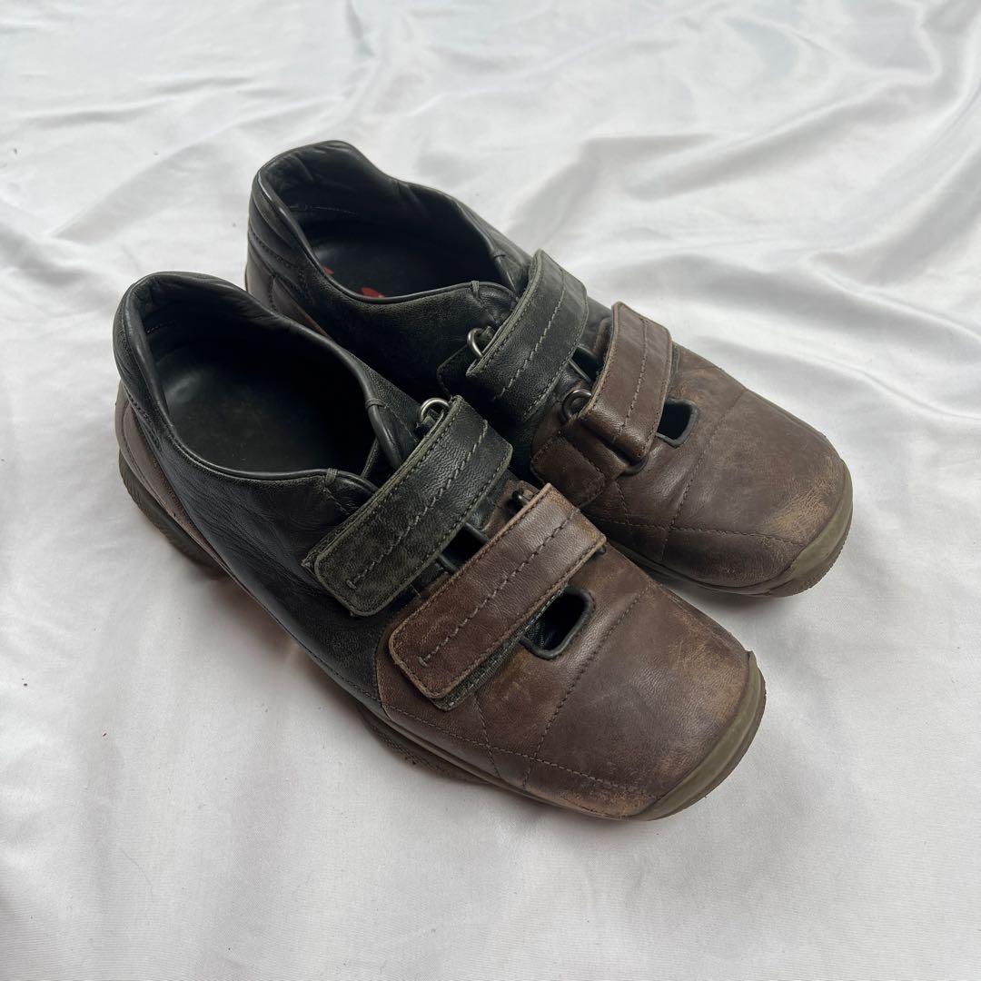 靴 Archive PRADA SPORT square velcro shoes