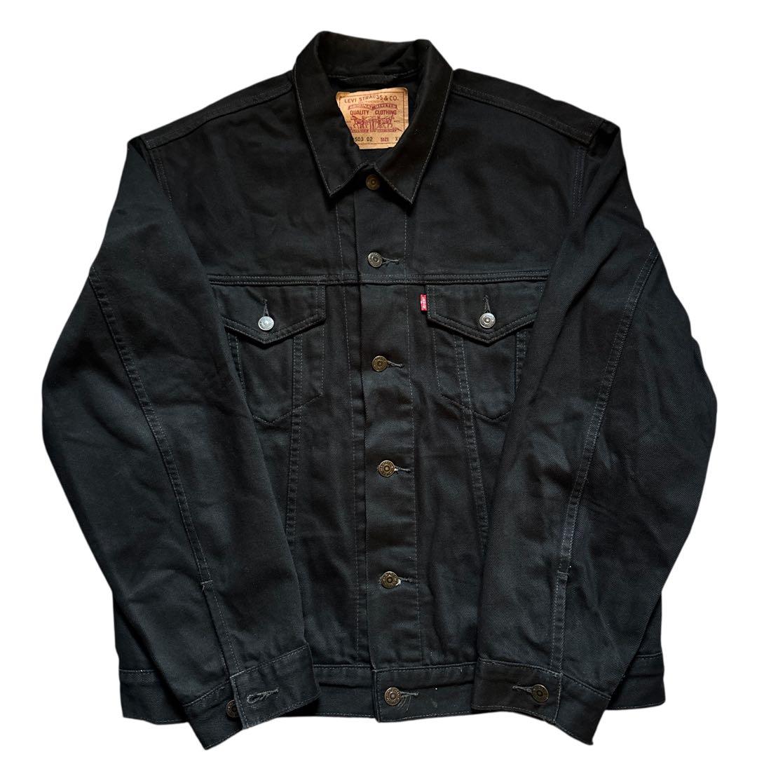 希少 90s リーバイス 70503 02ブラック デニムジャケット XL