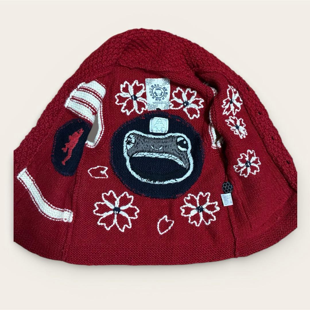 レア✨参丸一　サンマルイチ　ニットベスト　カウチング　蛙　カエル　色違い2着