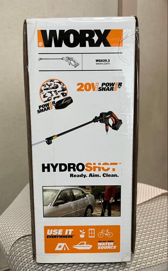 WORX HYDROSHOT 高圧洗浄機 20V