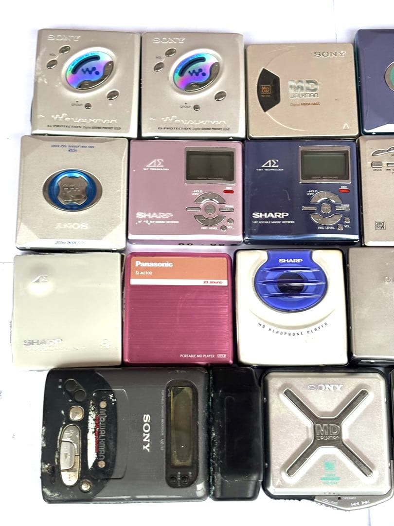 MDプレーヤー ジャンク品 18台 まとめセット