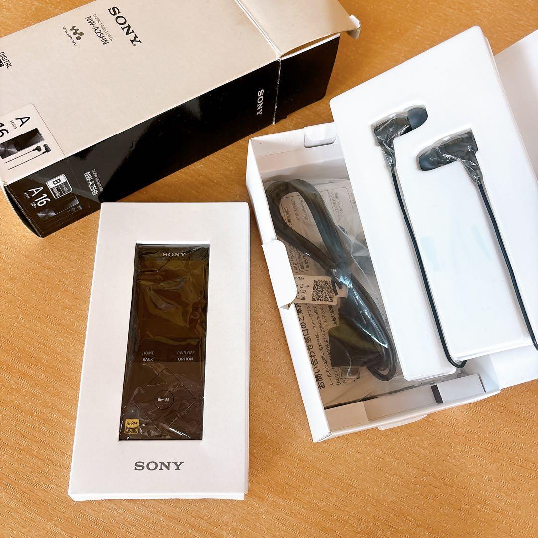 美品⭐️ SONY ウォークマン　ハイレゾNW-A25HNノイキャンイヤホン付
