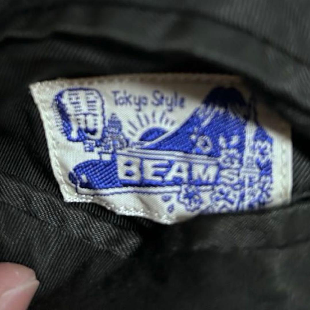 希少ビームス別注×東洋ALASKA スカジャン 紺×黒