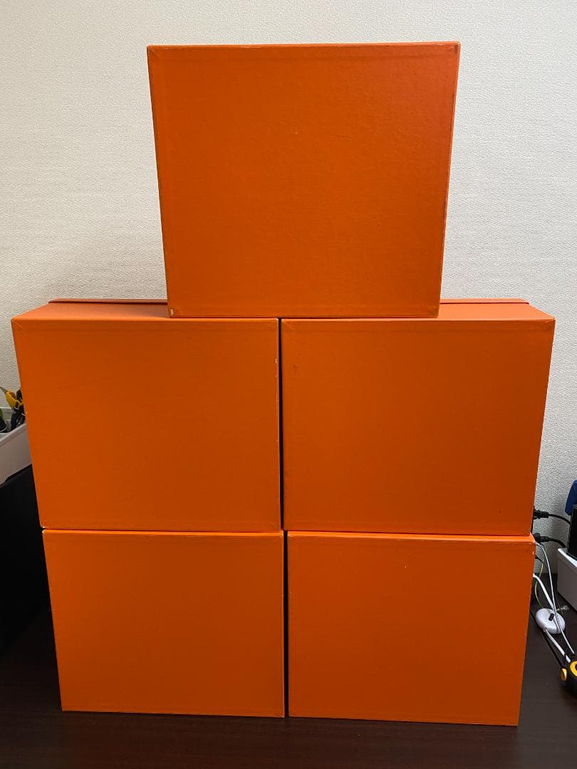 エルメス Hermes 5個 空箱 34x38x15