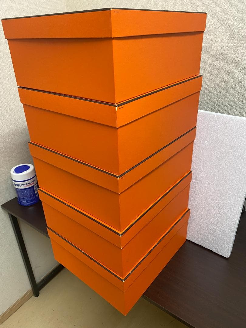 エルメス Hermes 5個 空箱 34x38x15