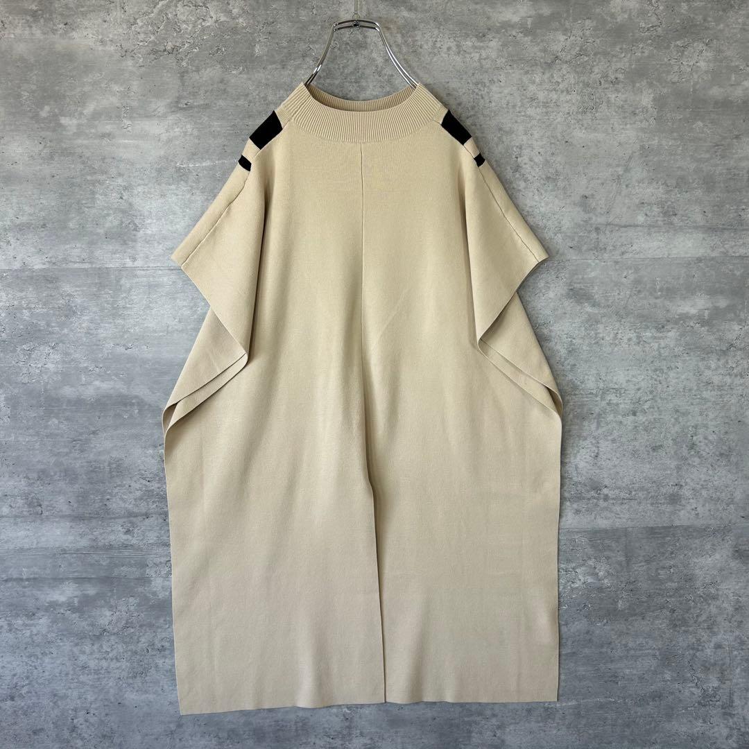 新品未使用　LE PHIL ルフィル　 ラインニットジレ　テールスリット