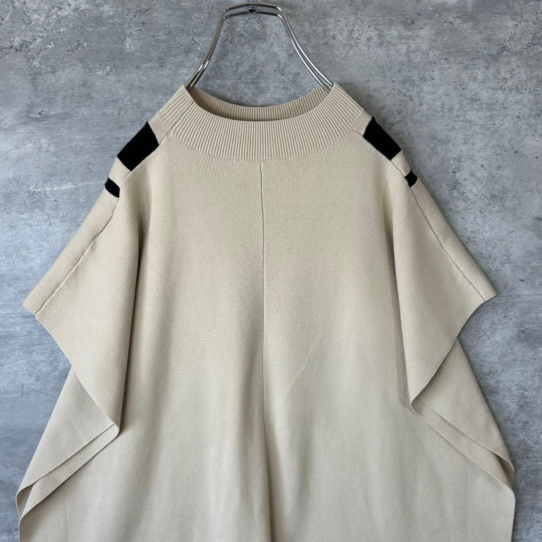 新品未使用　LE PHIL ルフィル　 ラインニットジレ　テールスリット