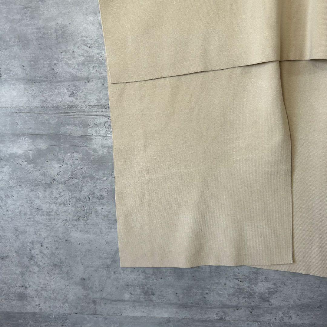 新品未使用　LE PHIL ルフィル　 ラインニットジレ　テールスリット